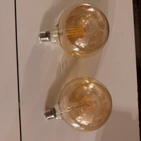 Lampadine LED Vintage Globo grande ambrato  E27