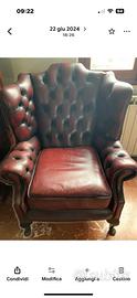 2 Poltrone Chesterfield originali