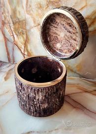 Portagioie/Scatola vintage in alabastro italiano