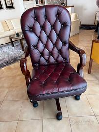 Poltrona Director in pelle - ufficio - studio