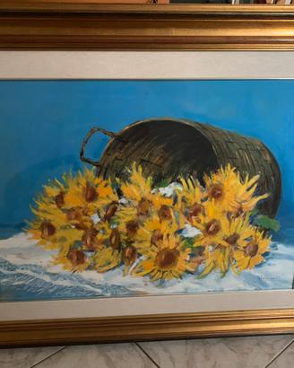 Quadro girasoli di G. Talamini