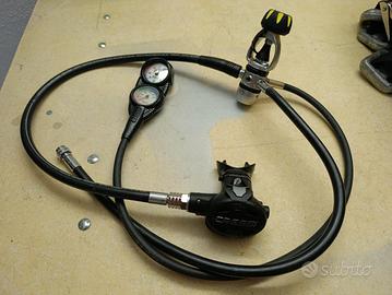 Set erogatore Cressi AC2 INT + Ellipse + manometro