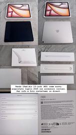 iPad Air M3 128GB + 2 ACCESSORI UFFICIALI APPLE