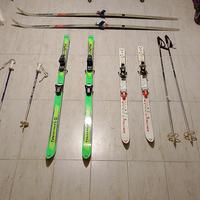 scii per montagna e di fondo per neve