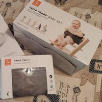 Set Stokke seggiolone + cinture + cuscino 