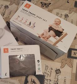 Set Stokke seggiolone + cinture + cuscino 