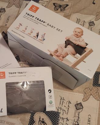 Set Stokke tripp trap + cinture + cuscino
