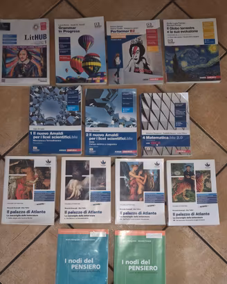 Libri liceo scientifico (terza, quarta e quinta)