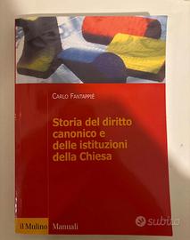 Fantappiè Storia del diritto canonico NUOVO