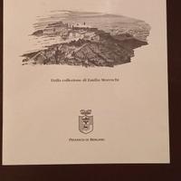 N° 19 stampe di incisioni 34x49 di Bergamo e Provi