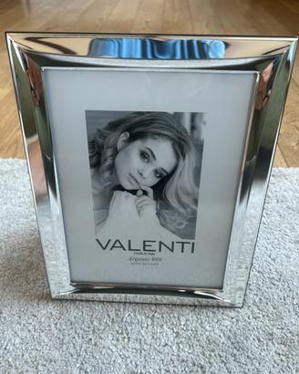 Cornice Valenti porta foto in argento 999 nuova