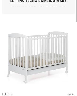 Lettino culla Foppapedretti contenitore
