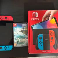 Nintendo Switch OLED e Zelda: Tears of the Kingdom