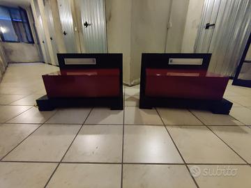 Comodini con cassetto e lumino incorporato