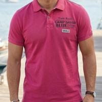 Polo uomo CAMP DAVID Tg. XL fucsia usata