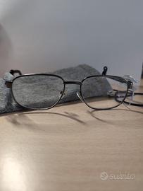 Montatura nuova -occhiali con protezione amovibile