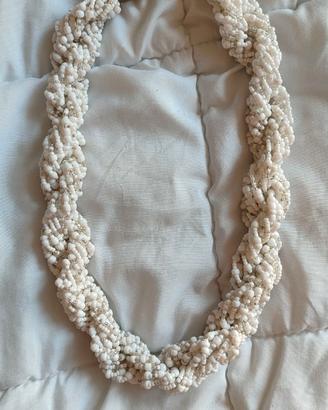 Collana bianca etnica Kenya 🤍 fatta a mano