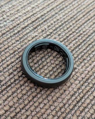 Velia Smart Ring US8 Nero - Anello Smart Titanio