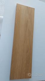 Mensola impiallicciata rovere