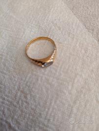 anello donna oro