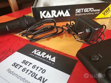 RADIOMICROFONO VHF KARMA SET 6170
