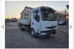RENAULT MIDLUM 220 Cassone Gru FASSI F55 89000 KM