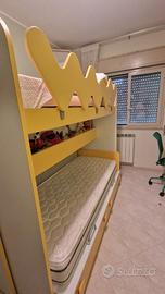 Letto a castello con soppalco