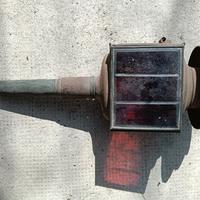 Lampada da carrozza antica 