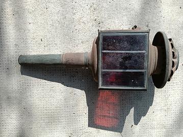 Lampada da carrozza antica 