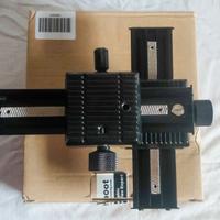 SLITTA micrometrica  per macro e video time lapse