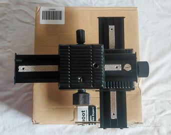 SLITTA micrometrica  per macro e video time lapse