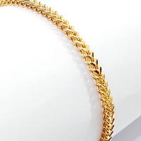 Bracciale modello spiga Unisex Oro Giallo 18 kt -7