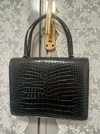 Borsa vintage,coccodrillo 