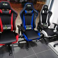 Poltrona gaming multifunzione