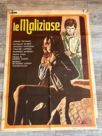 Le Maliziose – manifesto 100x140 anni ’70 erotico