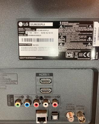 Tv LG 32lm6300pma pannello rotto