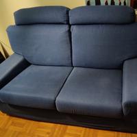 Divano due posti con poggiatesta