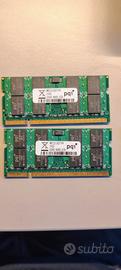 Ram laptop DDR2 (4x2Gb) + (1,5Gb)