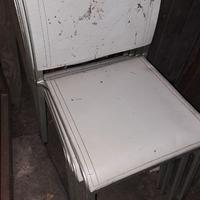 Sedie telaio alluminio