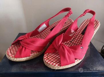 Espadrillas Tommy Hilfiger rosse 37