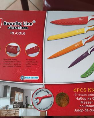Royalty Line® set 6 coltelli + spelapatate