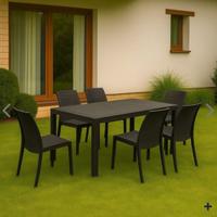 Set pranzo tavolo da giardino