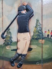 quadro in legno in rilievo