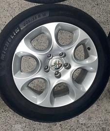 CERCHI IN LEGA 16 ALFA 147 MITO GOMME 205/55/16