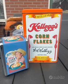 Scatole di latta Vintage Kellogg's