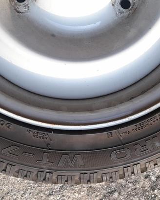 Cerchi  e gomme per 2cv