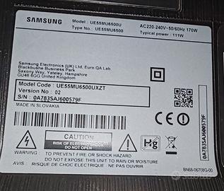 ricambi Samsung 55" UE55MU6500UXZT
