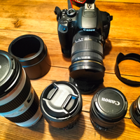 Canon 650D. Con obiettivi