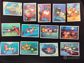 13 Figurine Panini 1985 Snorky con velina original