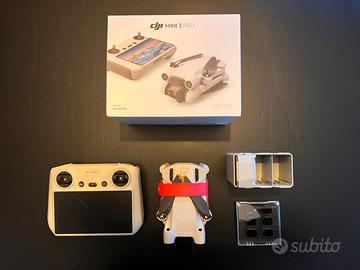 DJI Mini 3 Pro + DJI RC + 2 Batterie Originali, ND